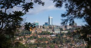Image of Kigali skyline.